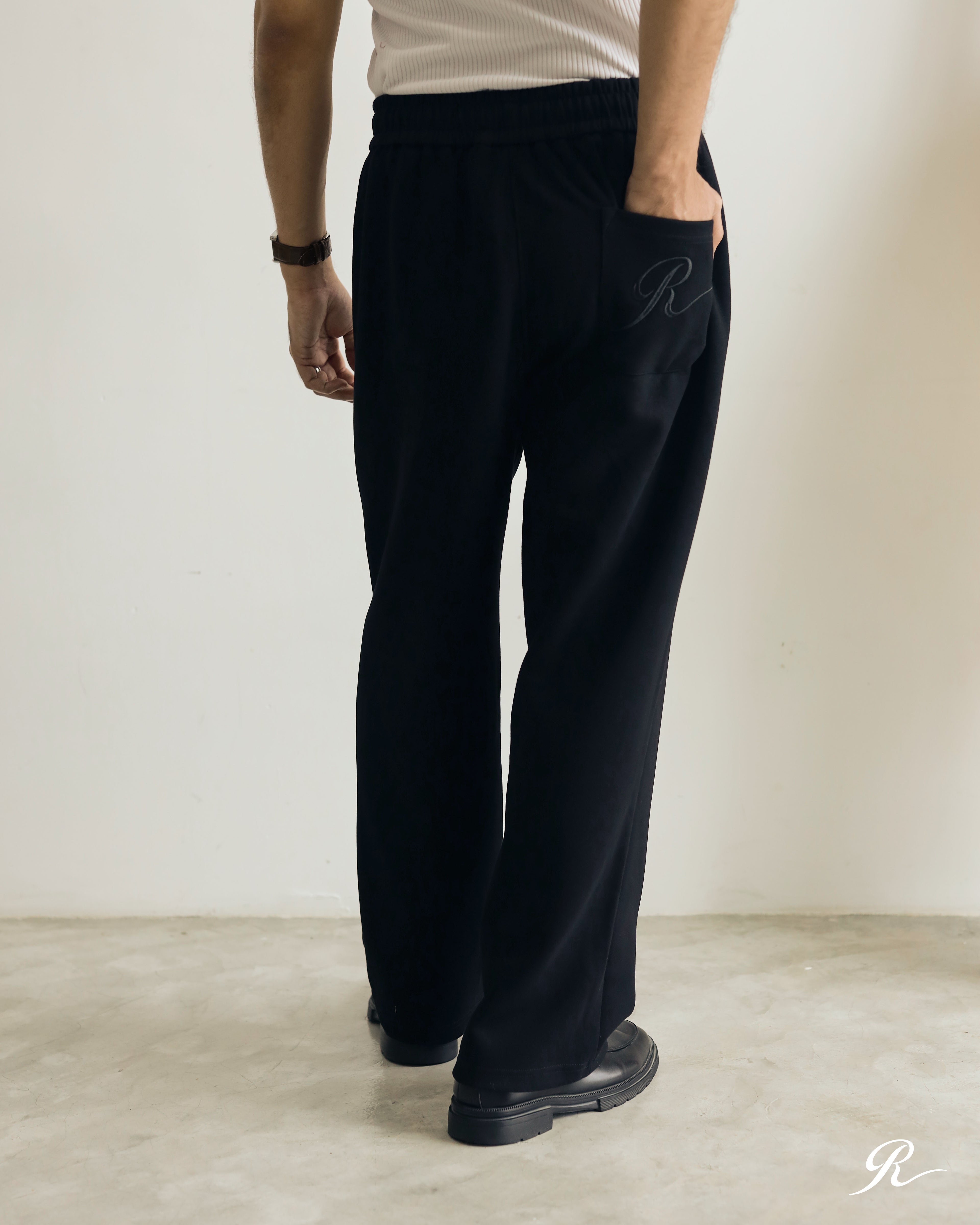 RUH : GROUNDWORK SWEATPANTS - BLACK