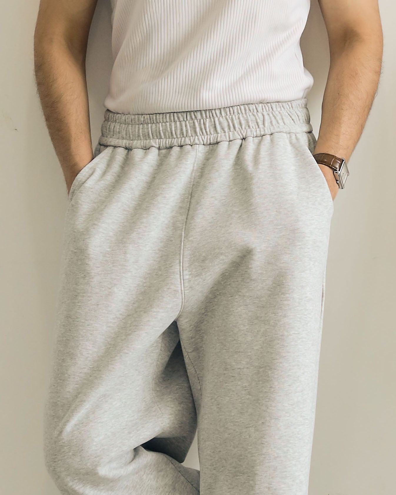 RUH : GROUNDWORK SWEATPANTS - GREY