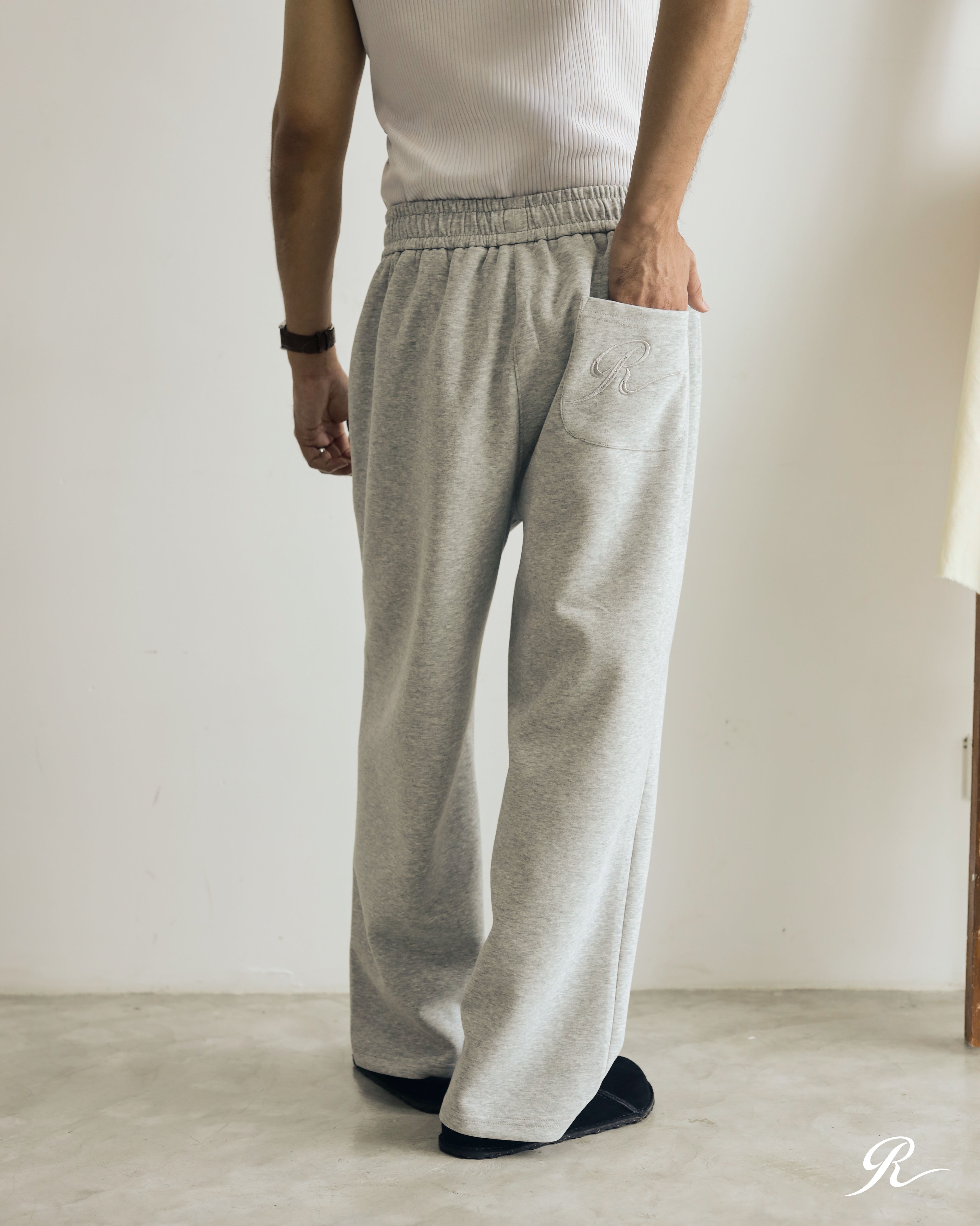 RUH : GROUNDWORK SWEATPANTS - GREY