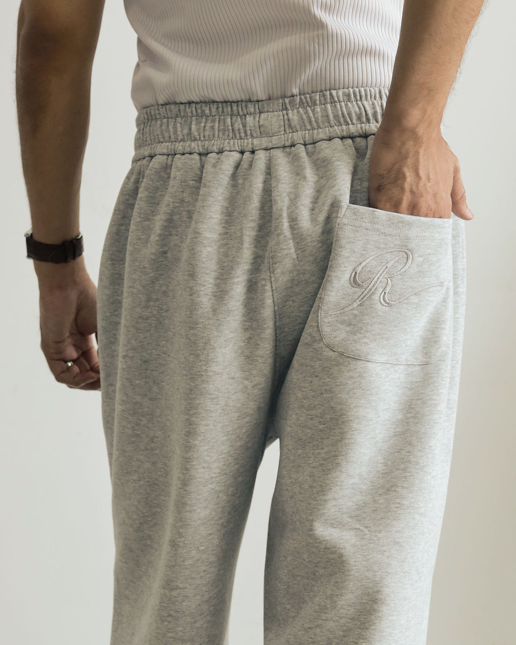 RUH : GROUNDWORK SWEATPANTS - GREY